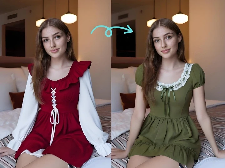 使用 AI 換衣機在線專業照片編輯